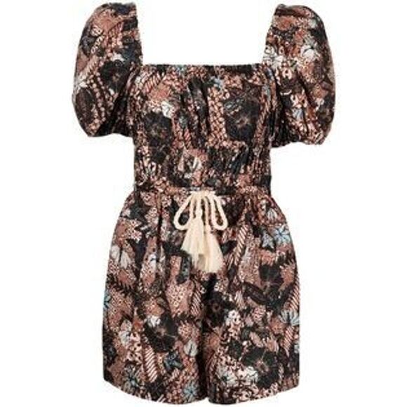 Ulla Johnson Alegria Playsuit - XS - Rosewood